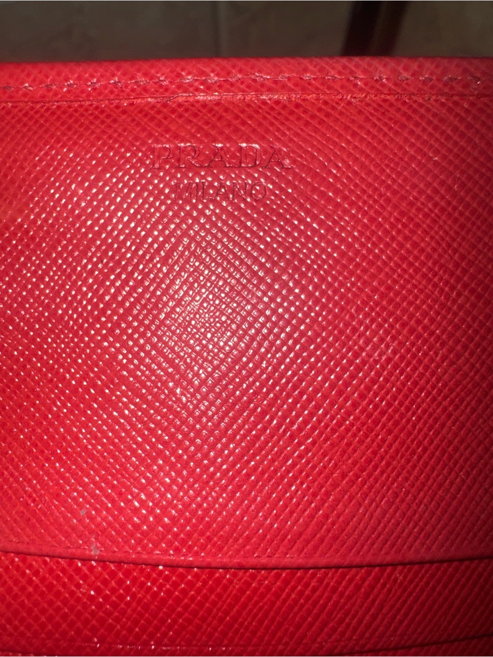 Prada ❤️Limited edition❤️saffiano leather heart long wallet ✅AUTHENTIC✅ - Picture 7 of 11